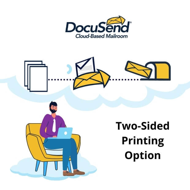 Print two-sided and mail