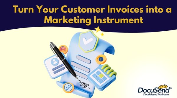Invoice into a Marketing Instrument