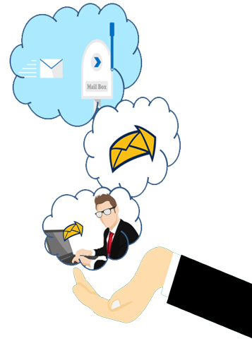 Cloud-based mailroom service