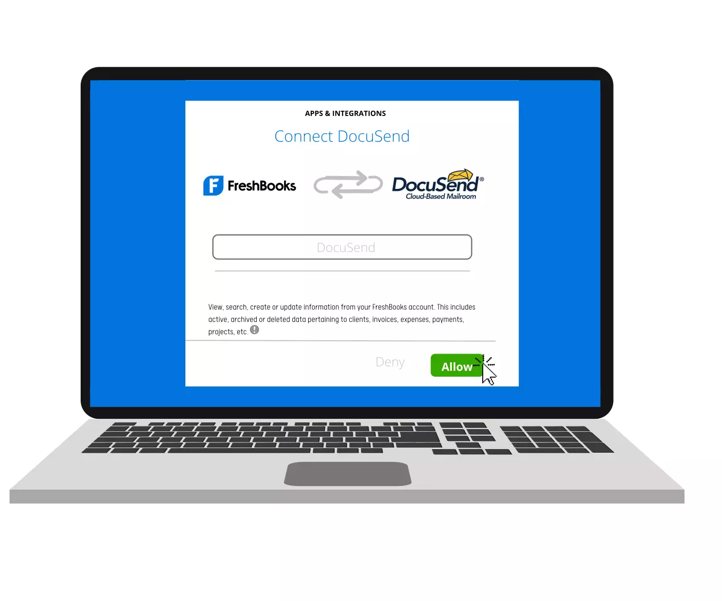 DocuSend's new integration graphic