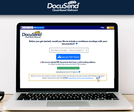 DocuSend is a HIPAA Compliant Mailing Service