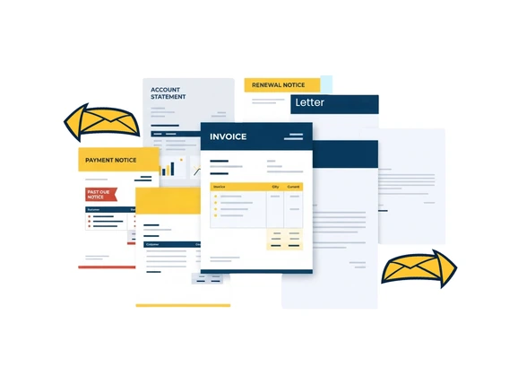 ServiceTitan invoice printing and mailing service