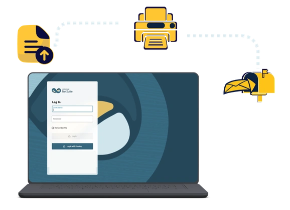NetSuite Invoice Printing and Mailing Workflow